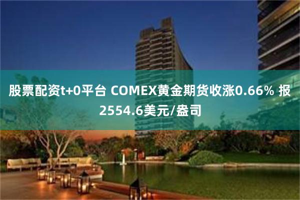 股票配资t+0平台 COMEX黄金期货收涨0.66% 报2554.6美元/盎司