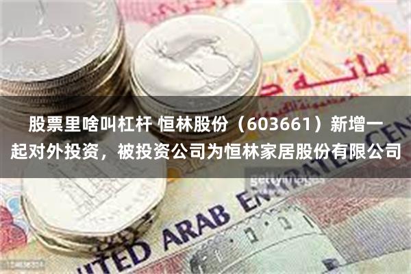 股票里啥叫杠杆 恒林股份（603661）新增一起对外投资，被投资公司为恒林家居股份有限公司